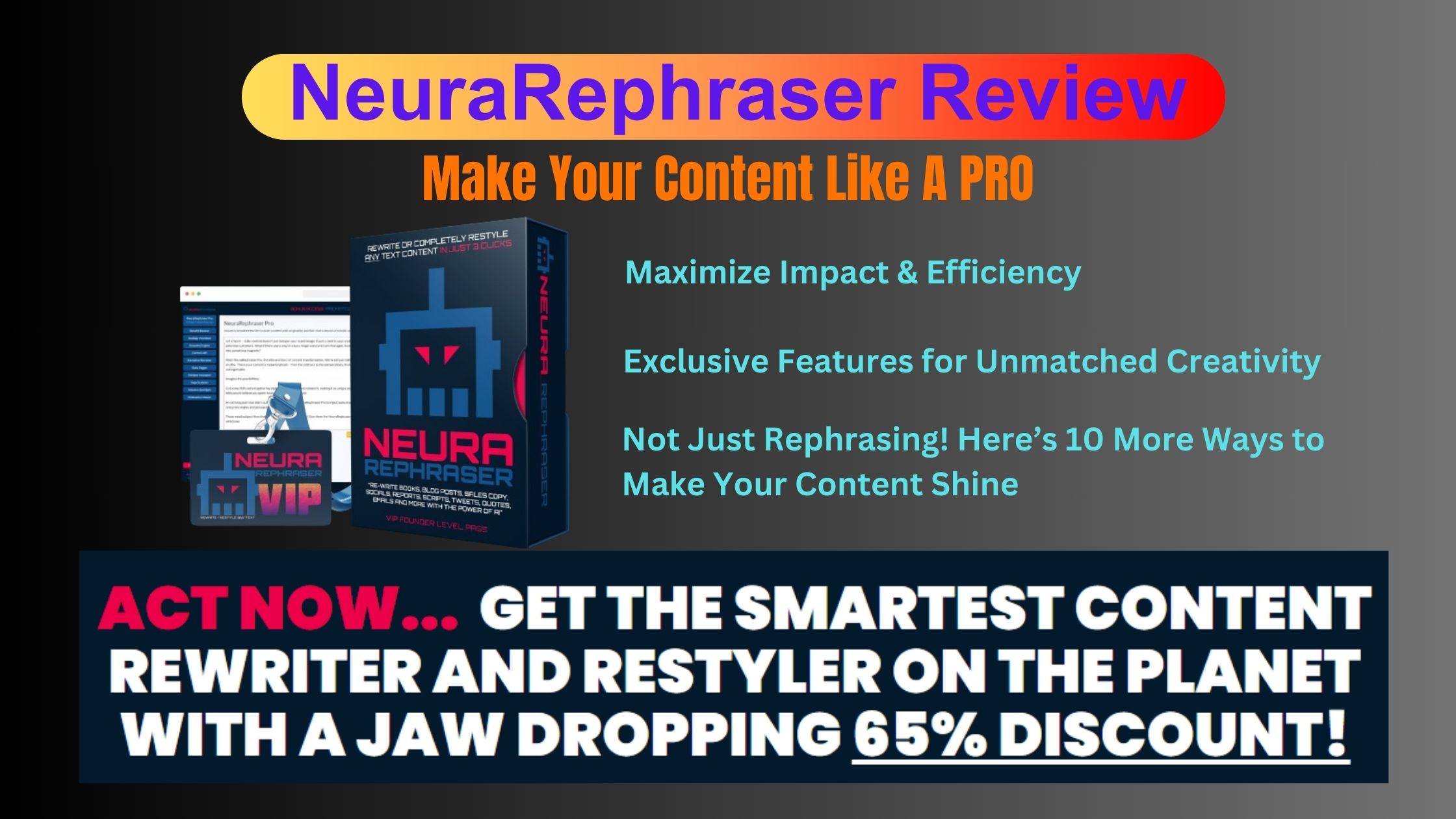 NeuraRephraser Review Featured Image