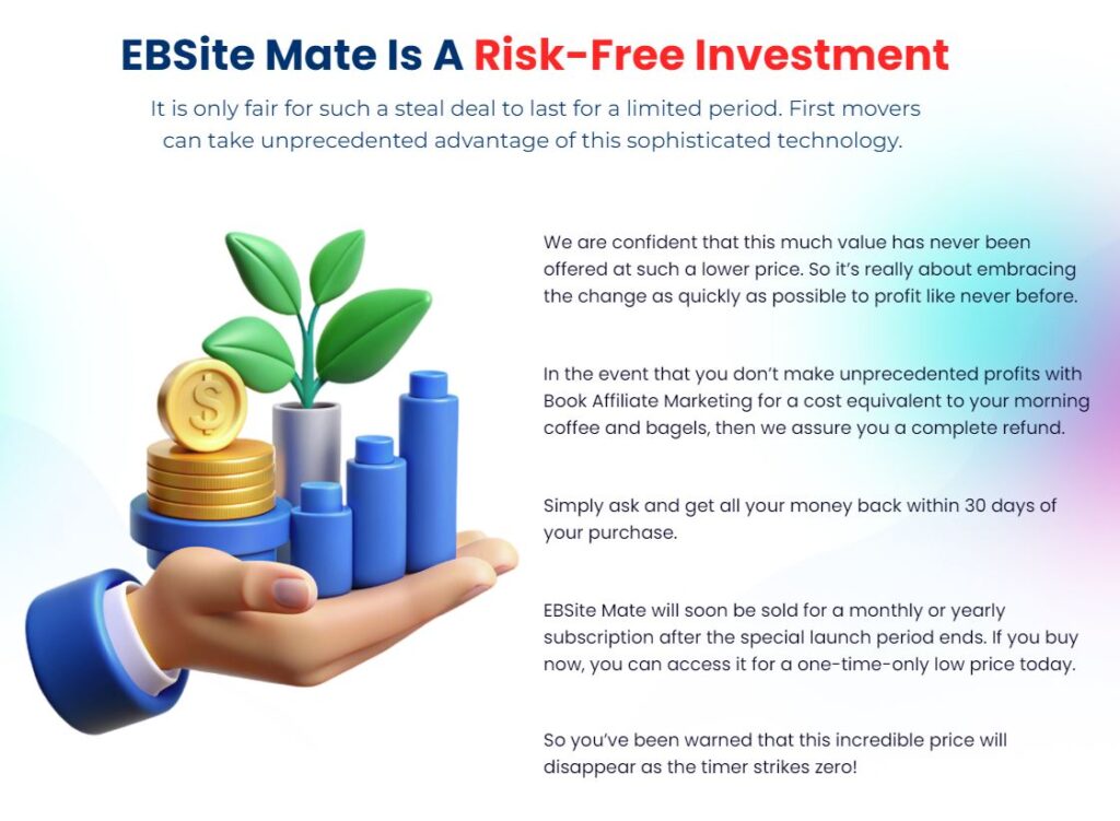 eBSiteMate Review Money Back Guarantee